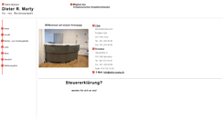 Desktop Screenshot of advo-marty.ch